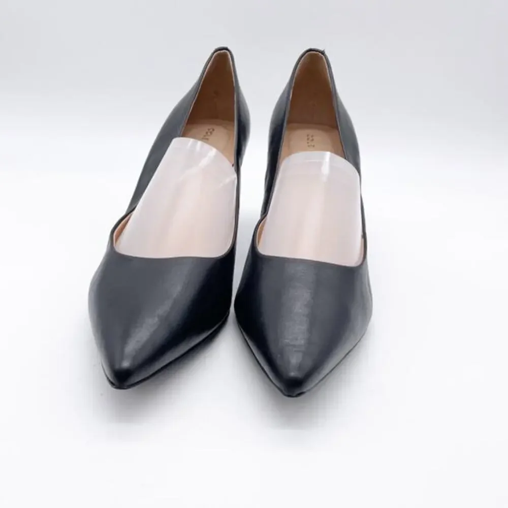 Cole Haan Women's The Go to Park Pump Shoes Leather Black‎ Size 9.5 B